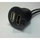 CABLE PASAMUROS INCORPORADO USB / HDMI