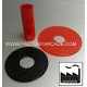 SHAFT COVER AND DUST WHASHER KIT ROJO TRANSLUCIDO