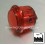 BOTON COMPATIBLE SANWA TRANSLUCIDO ROJO GRAN CALIDAD